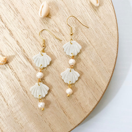 Sea Shell Dangle Earrings