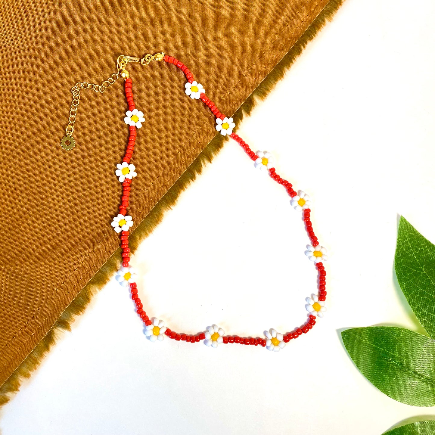 Rainbow Daisy Necklaces