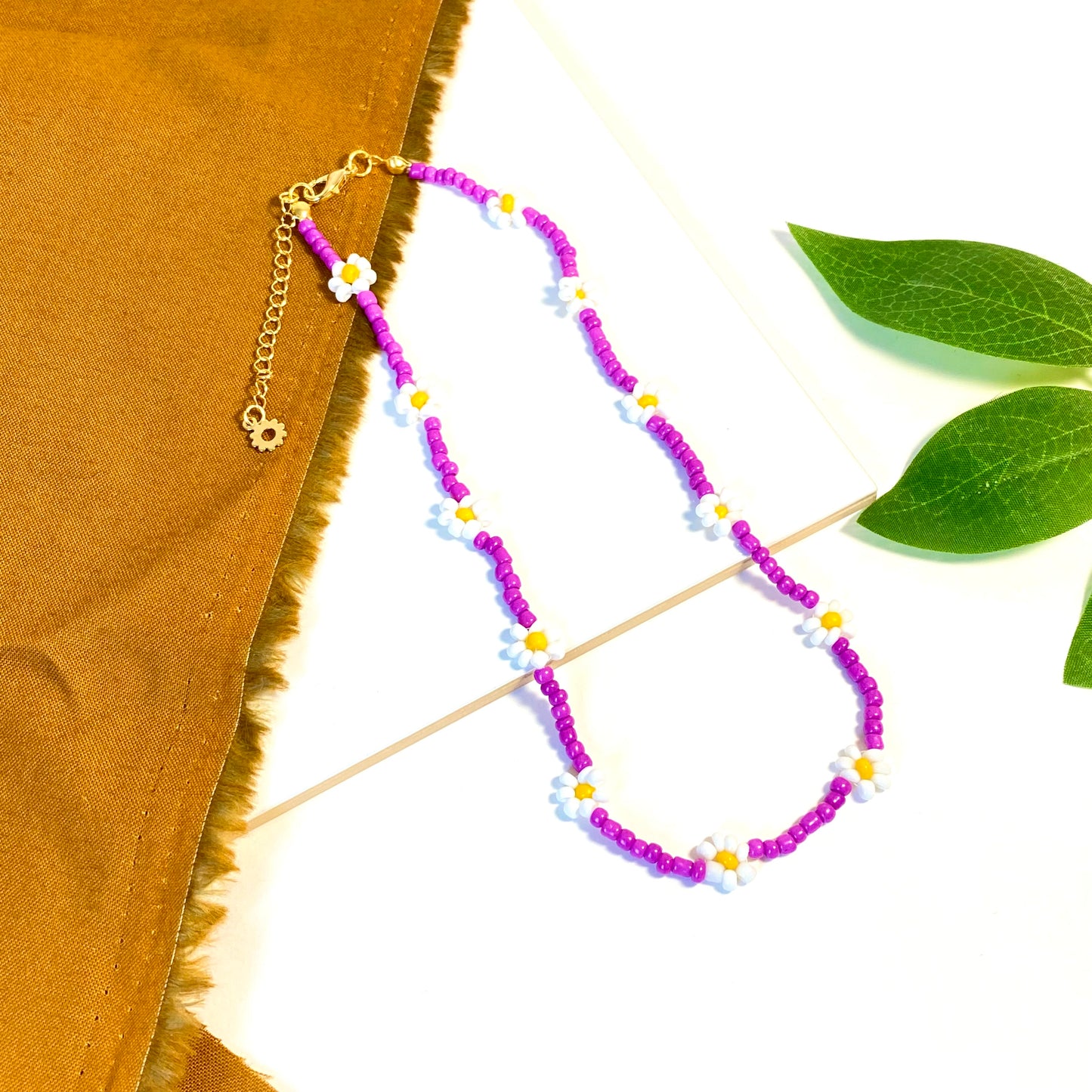Rainbow Daisy Necklaces