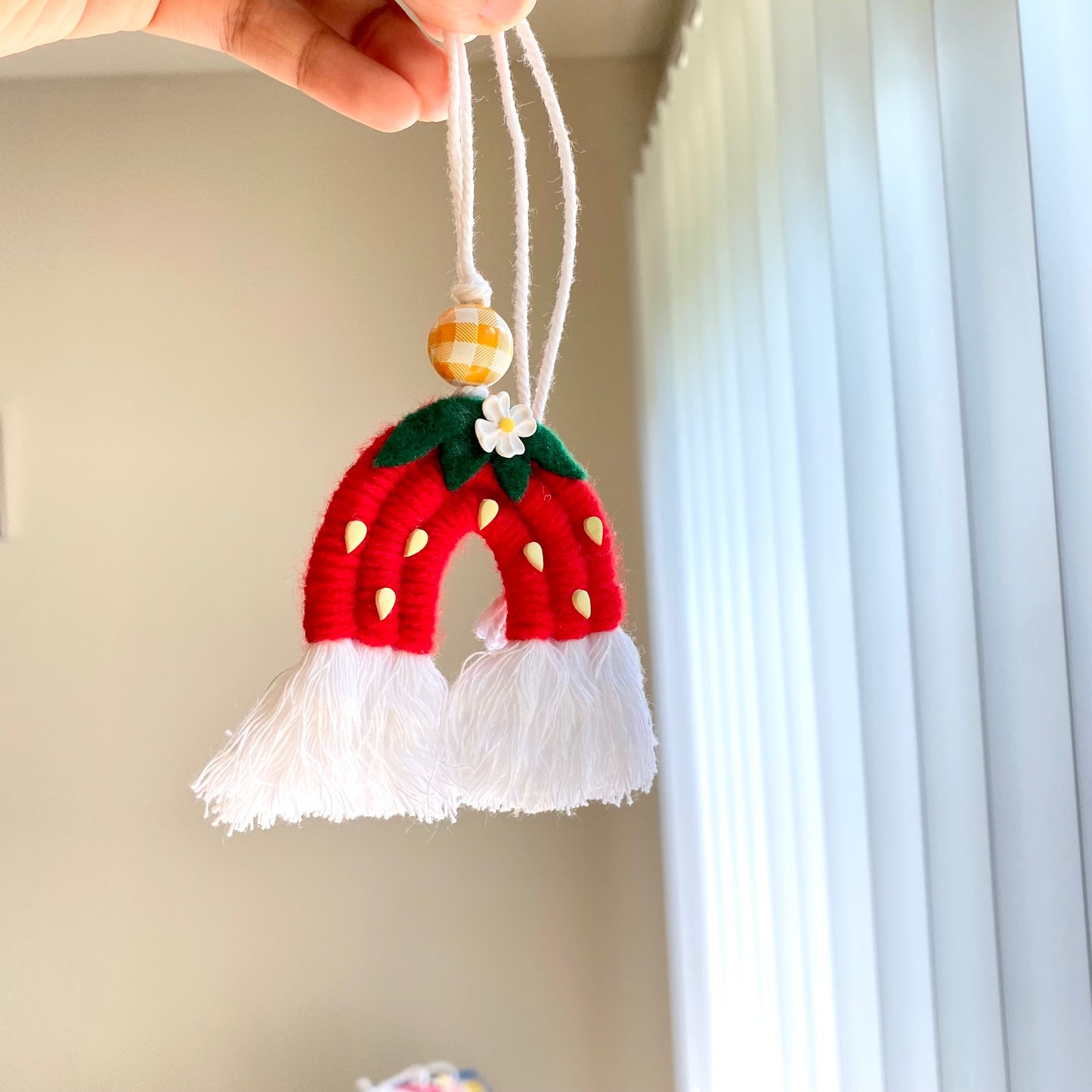 Strawberry Car Charm