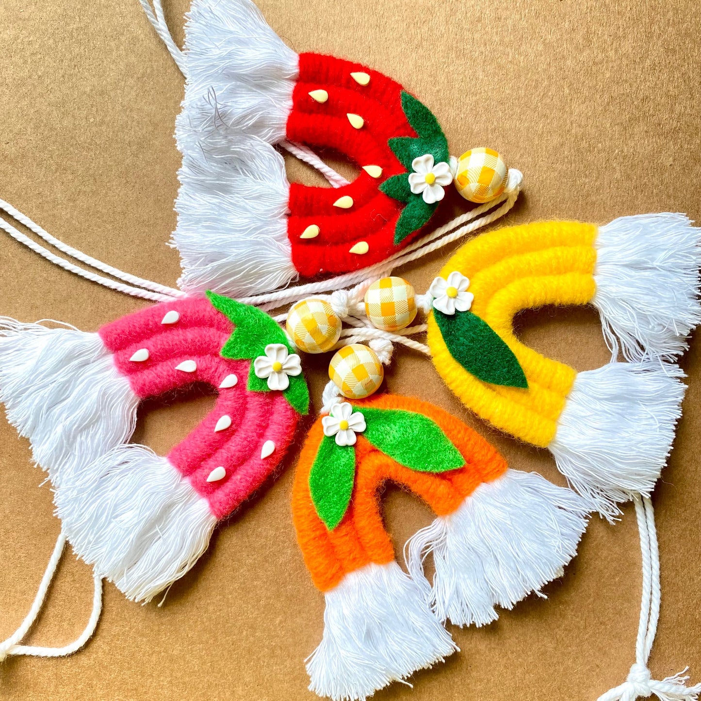 Sweet Tangerine Car Charm