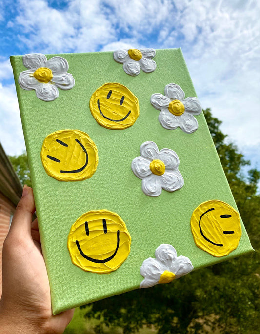 Smiley Lime Daisies