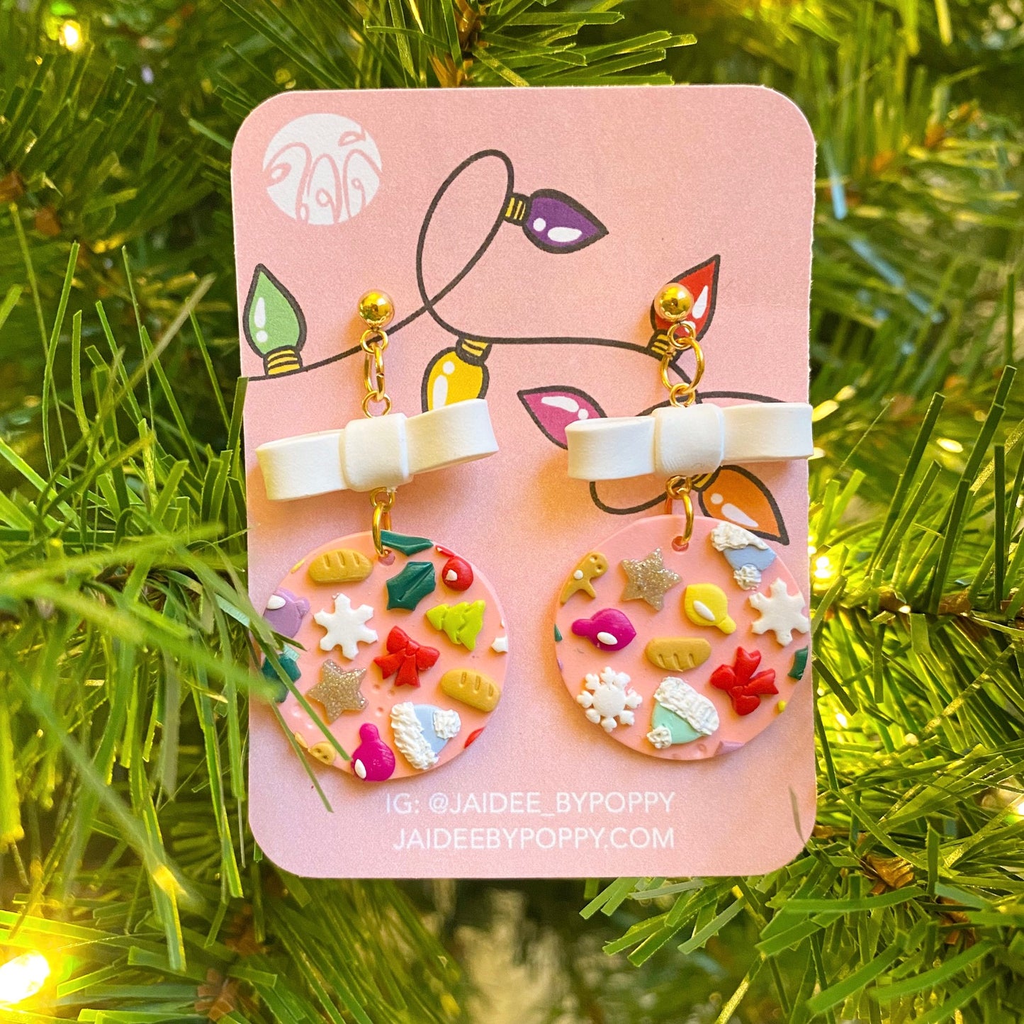 Pink Round Festive