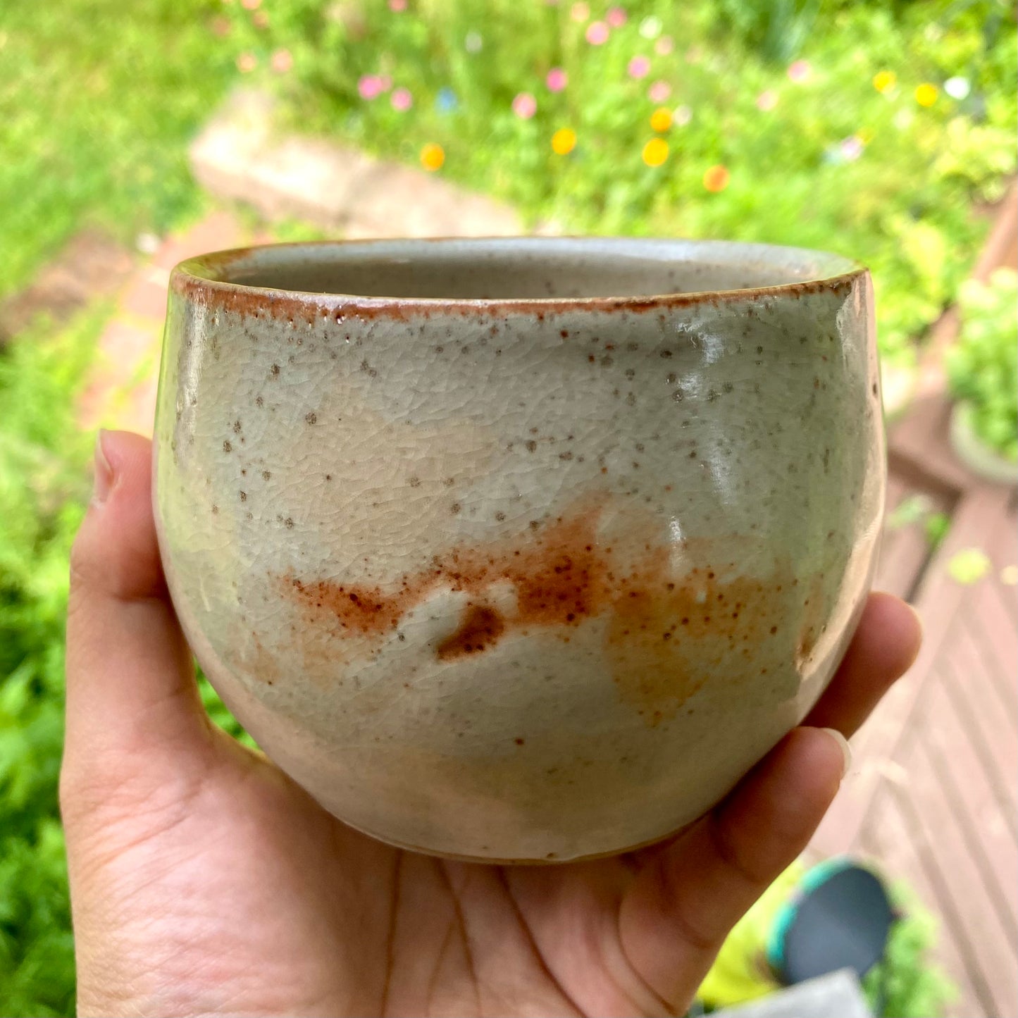 Speckled Orange Cup