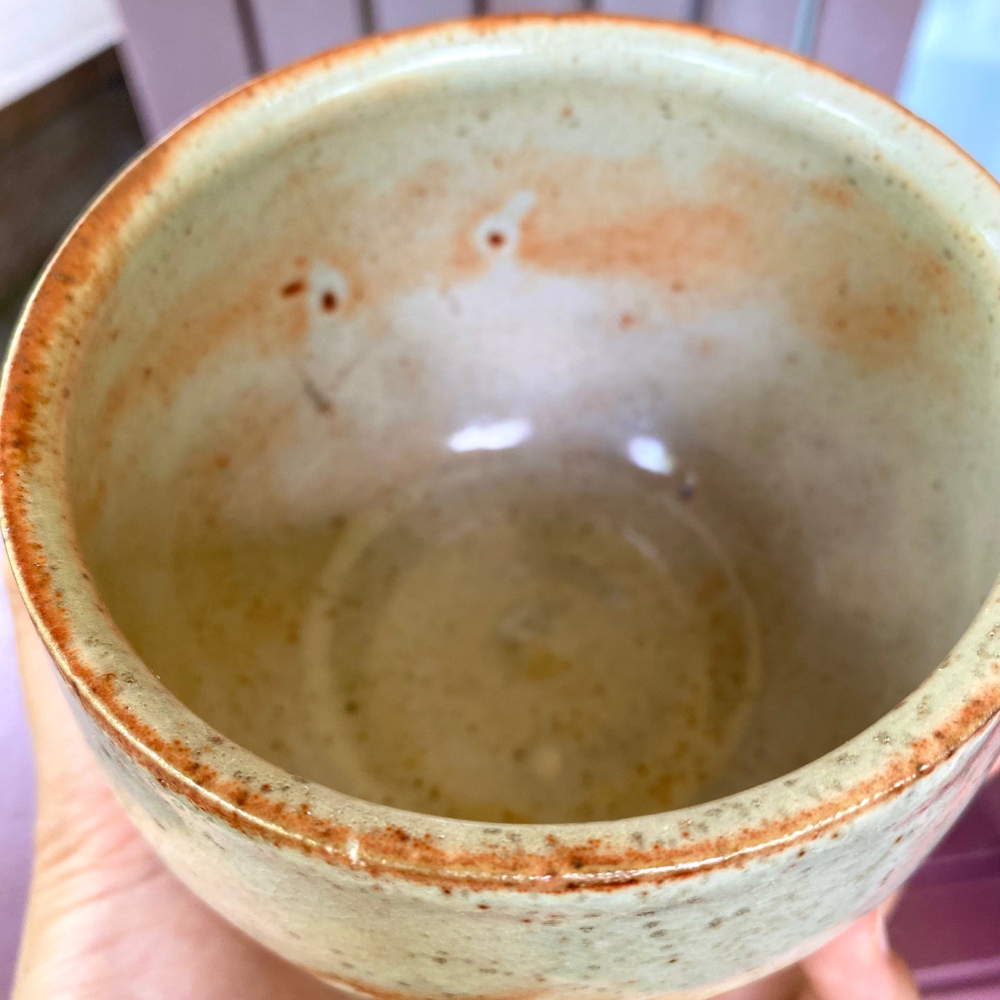 Speckled Orange Cup