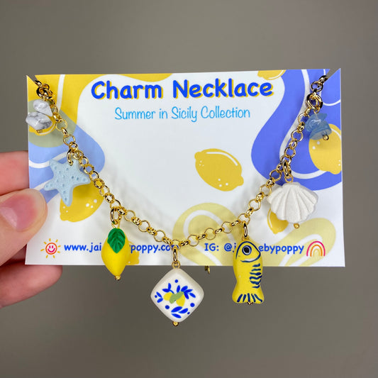 At Sea Charm Necklace