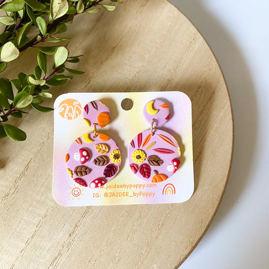 Round Fun Statement Earrings