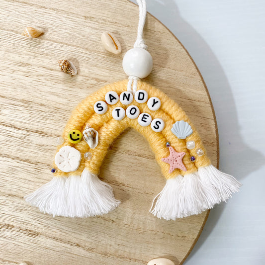 Sandy Toes Car Charm