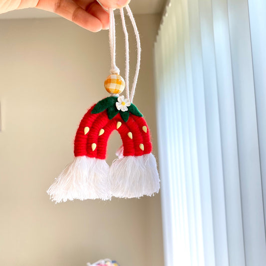 Strawberry Car Charm