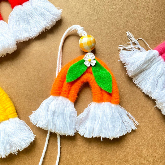 Sweet Tangerine Car Charm
