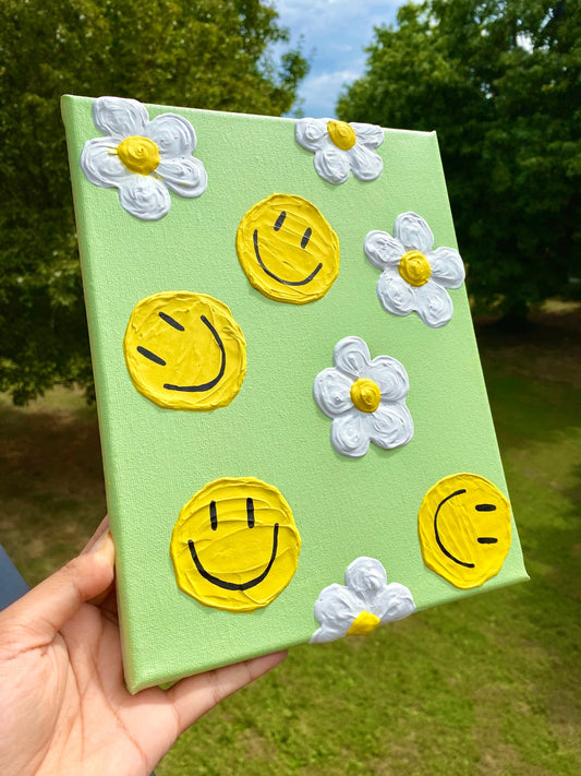 Smiley Lime Daisies