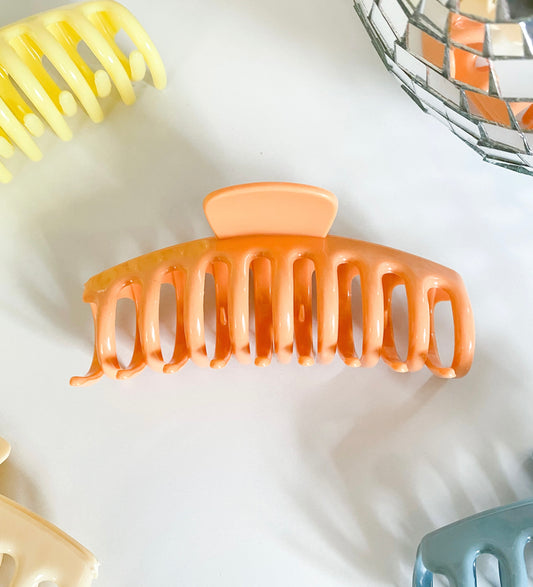 Mango Water Ice Spring Claw Clip